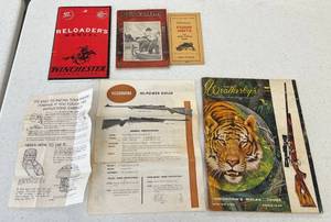 Group Of Vintage Outdoors Related Books Including Winchester Reloaders Manual And More