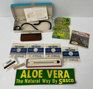 Group Of Misc. Collectibles Including Stethoscope And More