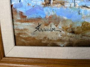 Framed Original Oil Painting by Bob Straube - 2005 - Landscape