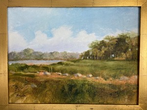Original Oil on Canvas by Bob Straube - At the Reserve