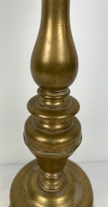lot 29 image: Vintage Solid Brass Candlestick