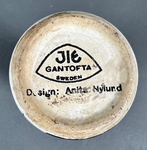 lot 45 image: JIE Pottery jars designed by Anita Nylund set of 3