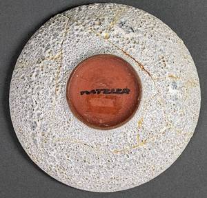 lot 35 image: OTTO NATZLER Repaired Mid Century Art Pottery Bowl- Signed