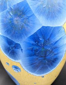 lot 34 image: MARC HANSEN Signed Vintage Art Studio Crystalline Glaze Pottery Vase