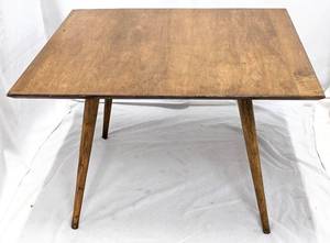 lot 82 image: PAUL MCCOBB Planner Group Midcentury Modern 32-Inch Square Wood Coffee  Side Table
