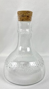 lot 103 image: Vintage Iittala Niva Decanter by Tapio Wirkkala w Original Cork