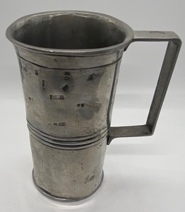 lot 149 image: Match Pewter Measuring Beaker - Made in Italy