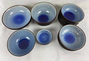 lot 160 image: 10 Ceramic & Enamel Asian Inspired Bowls