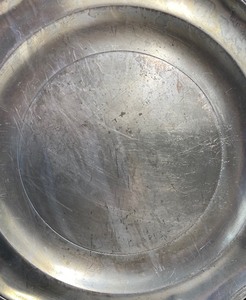 lot 178 image: Vintage Stede Pewter 12 Plate  Charger - Germany