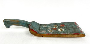 lot 208 image: Antique Scandinavian Wooden Washing Paddle