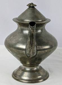 lot 223 image: R. Dunham Pewter Coffee Pot