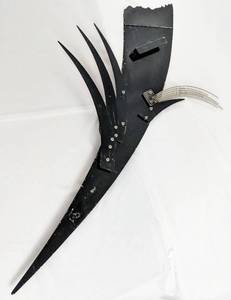 lot 10B image: Large Modern Enameled Metal with Glass Sunburst Hanging Artwork