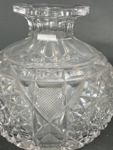 lot 241 image: Round Crystal Bud Vase