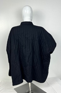lot 332 image: Eskandar Black Quilted Jacket XXL