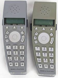 lot 300 image: Bang and Olufsen BeoCom 6000 Portable Telephone Set - 2 Phones, Charger, Manual, Nonworking Base
