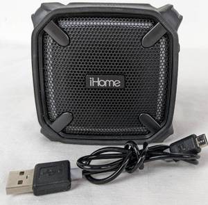 lot 287 image: Weather Tough iHome IBT500 Bluetooth Bookshelf Speaker