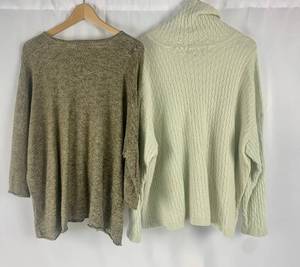 lot 335 image: Two Vintage ESKANDAR Sweaters - Relaxed Fit