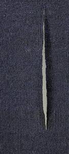 lot 310 image: Jean Smelker-Hgi Two Mounted Slit Textile Art Pieces