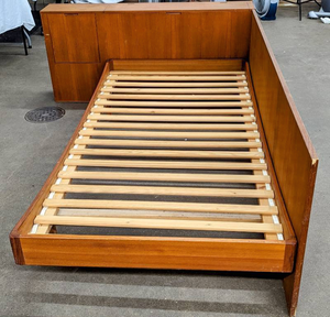 lot 25B image: Rare Scandinavian  Danish Mid Century Modern Teak Twin Day Bed 2 of 2