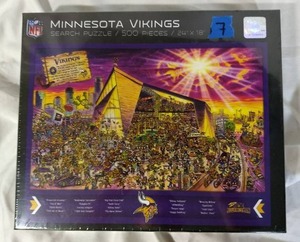 Minnesota Vikings Joe Journeyman NFL Jigsaw Puzzle Search Adventure 500 PC