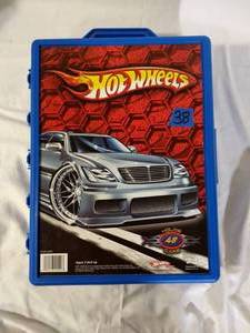 Hot Wheels 48- Car Storage Case with Easy Grip Carrying Case and Storage Unit (48-Cars)