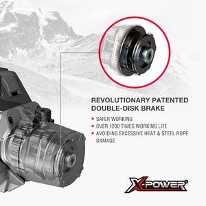X-Power 12V DC Electric Winch with Steel Rope