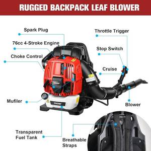 TPKOWE Backpack Leaf Blower