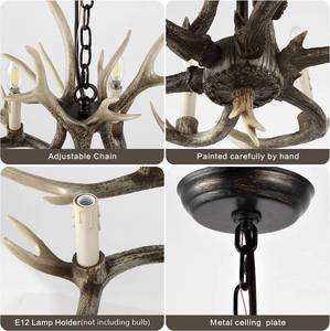 Olhapzp Antler Chandelier