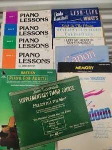 lot 97 image: 13 Pieces of Sheet Music For Piano- I Left Ny Heart In San Fransisco, Send in The Clowns, & More