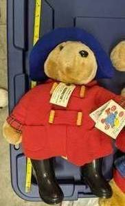 lot 207 image: Vintage Paddington Bear Dolls All the Way from London $200 Value