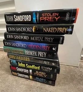 lot 107 image: 20 John Sandford Books -Prey Book Series