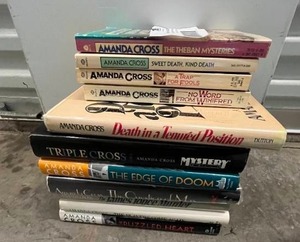 lot 110 image: 11 Amanda Cross Books- Awesome Mystery Novels