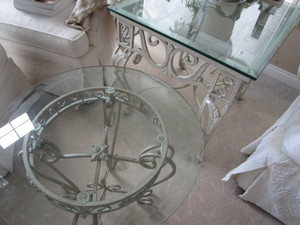Glass Top Fancy Tables