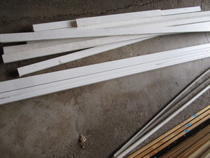 White Plastic Molding