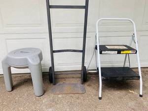 Dolly, Stepstool, 3-legged Stool
