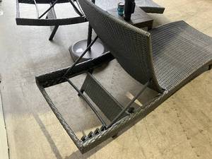 lot 14 image: Gray Colored Set of High End Lounge Chairs