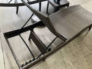 lot 9 image: Mocha Colored Set of High End Lounge Chairs