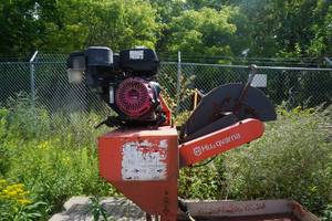 Husqvarna Model MS610G Masonry Brick Saw Block Saw Wet Saw