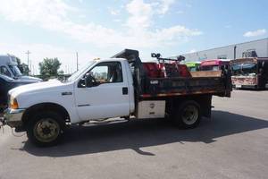 1999 Ford Super Duty Dually Diesel Dump Truck Plow Truck