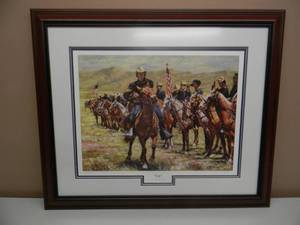 lot 8 image: RARE Signed & Numbered Framed Art Piece Top By Don Stivers - With COA  #1586 of 2000 - FANTASTIC PIECE - VERY NICE - APPROX 34 By 29 - SEE PICTURES