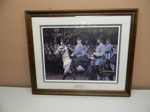 lot 9 image: RARE Signed & Numbered Framed Art Piece Silent Tribute By Don Stivers - #1593 of 2500 - FANTASTIC PIECE - VERY NICE - APPROX 34 By 27 - SEE PICTURES