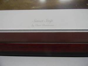 lot 42 image: Signed Numbered & Framed Art Piece Sunset Stripl By Dave Barnhouse #392 of 1950 - FANTASTIC PIECE - VERY NICE - APPROX 39 By 26 - SEE PICTURES