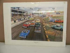 lot 44 image: Signed & Numbered Art Piece Thunder Road By Ken Zylla #739 of 9600 - FANTASTIC PIECE - VERY NICE - APPROX 32 By 22 - SEE PICTURES