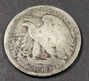 lot 02 image: 1916 WALKING LIBERTY HALF DOLLAR