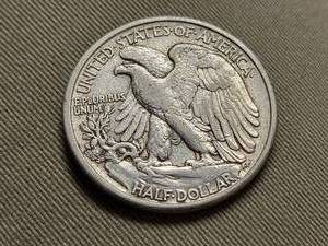 lot 03 image: 1916-D  WALKING LIBERTY HALF DOLLAR