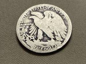 lot 04 image: 1916-S WALKING LIBERTY HALF DOLLAR
