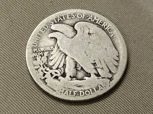 lot 22 image: 1918-D WALKING LIBERTY HALF DOLLAR