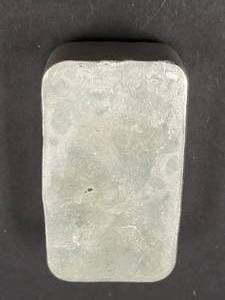 lot 31 image: 10 TROY OZ .999 FINE SILVER HAND STAMPED BAR FRENCH