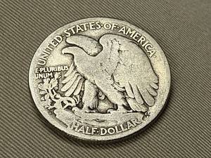 lot 41 image: 1921-S WALKING LIBERTY HALF DOLLAR