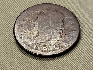 lot 42 image: 1810 US CLASSIC HEAD LARGE CENT
